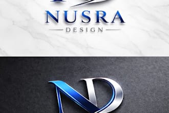 design modern logo and social