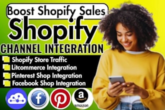 boost shopify store sales connect multichannel pinterest, amazon, meta shop