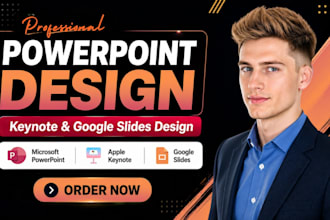 design keynote presentation, investor pitch deck design and business powerpoint