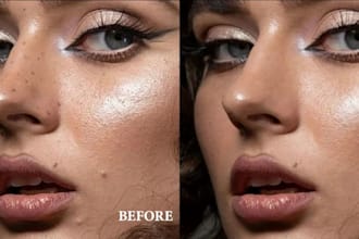 do natural skin retouching and enhancement