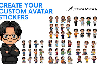 create high quality custom avatar stickers