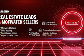 find real estate leads motivated seller and foreclosure with skip tracing