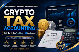 do crypto tax accounting in koinly, cointracking and cointracker