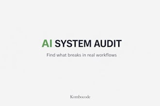 audit your ai system for production readiness