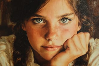 renaissance art oil painting portrait