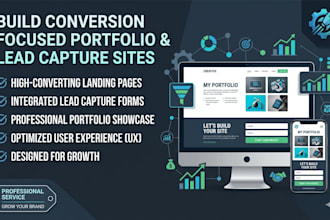 build conversion focused portfolio and lead capture sites