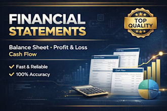 prepare financial statements, profit and loss, income statement