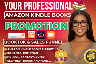 amazon kindle book promotion comic fantasy romance book marketing sales funnel