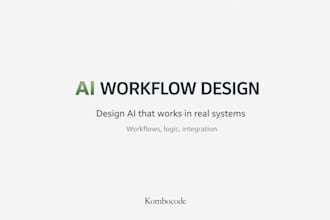 design ai workflows for real systems