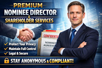 provide premium nominee director and shareholder services