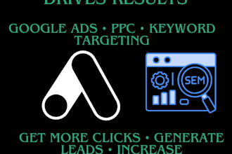 set up a google ads campaign with targeting and keywords