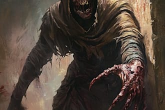 create a horror character