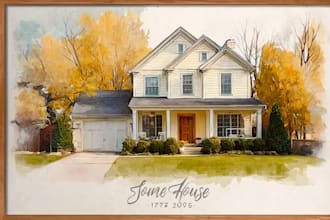 turn your home into watercolor painting