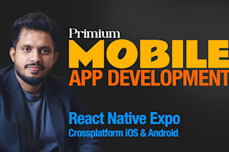 do mobile app development iphone android as react native expo mobile app dev ai