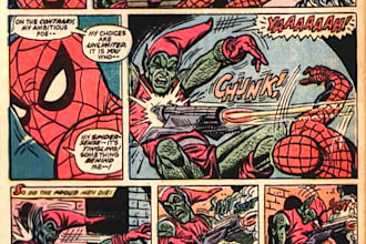 comic book illustration with comic book illustrator