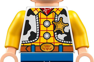 do 3d lego model, lego minifigure, lego technic car, truck with xml part list