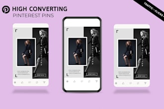 design high converting pinterest pins for etsy shopify and blogs