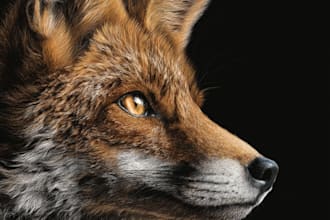 create a realistic digital illustration of an animal