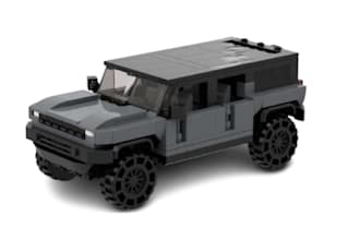 design custom lego moc  build instructions and realistic 3d render