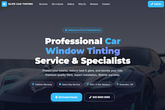 build a professional, converting, and SEO optimised website