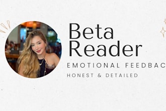 beta read your story with emotional insigh