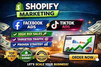 create and manage high converting tiktok ads for shopify stores