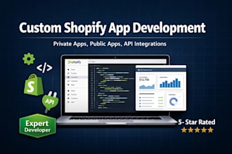 develop a custom shopify app or integrate advanced features
