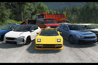 create and converts custom beamng mods vehicles track and map