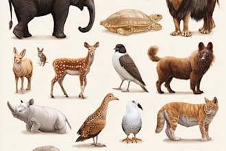 draw all kinds of animals
