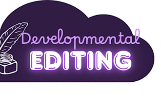 provide developmental editing for a manuscript