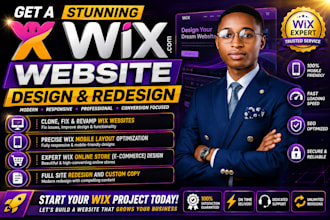 clone fix wix mobile layout copy revamp wix website design and wix online store