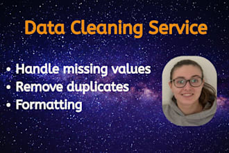 do data cleaning and formatting
