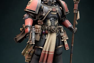 draw warhammer illustration based on your description
