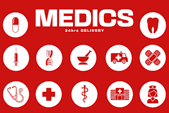 design attractive icons for your app, website, brand