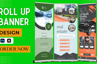design roll up banner design pull up banner pop up retractable banner design