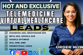 hot telemedicine leads, virtual healthcare leads, telemedicine leads, google ads