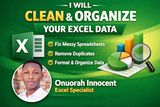 analyse your data and peform a clean work on it