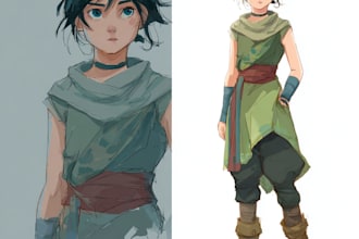 draw anime chibi character art for design character, fanart, kawaii