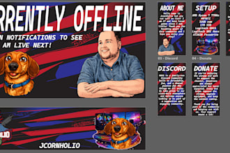 make custom vector twitch branding