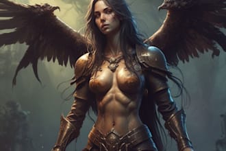fantasy horror and fantasy horror character