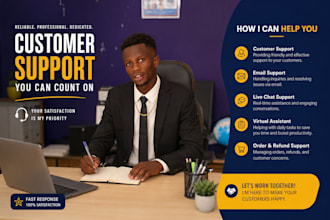 be your professional customer support and live chat agent