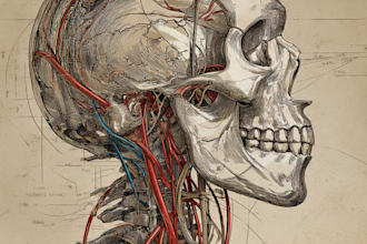 do medical, human anatomy and scientific illustrations