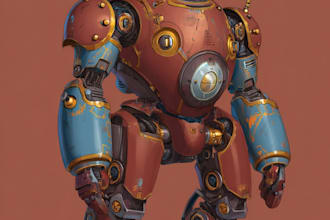 high quality robot, mecha concepts