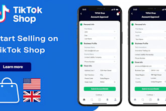 create and approve your tiktok shop account for USA, uk