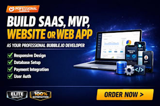 build professional nocode bubble io web app bubble developer for bubble saas mvp