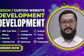build a custom website with modern design for your business