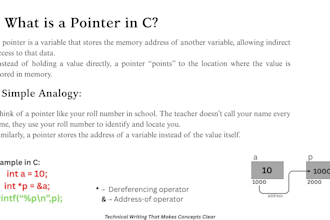 write clear and simple technical or programming content