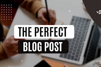write professional blog post and articles