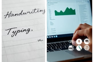 do handwriting work, typing, and PDF to word conversion