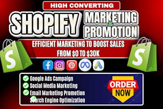do shopify dropshipping promotion to boost ecom sales via salefunnel, meta ads
